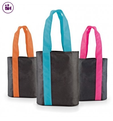 Bolsa Compra con Asas de Color para Publicidad Promocional