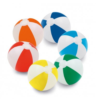 Balón Hinchable Tamaño Mediano con logo promocional. Variedad de colores.