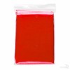 Impermeable de Plástico con Capucha Color Rojo