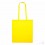 Bolsa de Compras de Algodón para Personalizar Color Amarillo