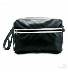 Bolsa de Mensajero en PVC para Personalizar Color Negro