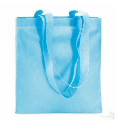Bolsa de la Compra en Non Woven Reutilizable para publicidad Color Turquesa