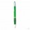Bolígrafo con Pulsador de Colores Publicidad Color Verde Transparente