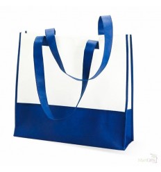 Bolsa de la Compra o Playa Bicolor para Publicidad Color Azul