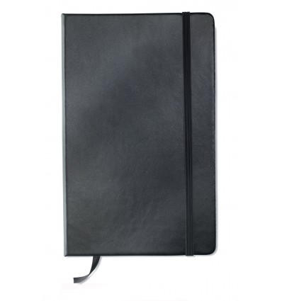 Cuaderno 96 Hojas con Tapas Polipiel Publicitario Color Negro