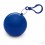 Poncho de Lluvia en Bola de Plástico Color Azul