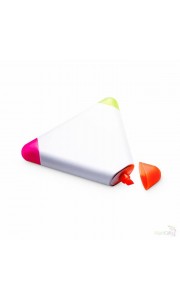 Marcador Triangular con Tres Colores