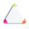 Marcador Triangular con Tres Colores Promocional Color Blanco