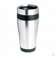 Taza Térmica en Acero Inoxidable en color Negro