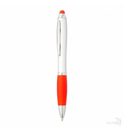 Bolígrafo Giratorio de Plástico con Puntero Táctil para Merchandising