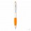 Bolígrafo Giratorio de Plástico con Puntero Táctil Publicidad Color Naranja
