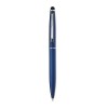 Bolígrafo Touch Giratorio de Aluminio Stylus Promocional Color Azul
