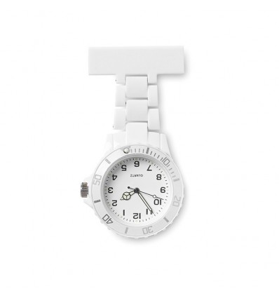 Reloj de Enfermera Personalizado Analógico - Color Blanco