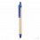 Bolígrafo Táctil de Cartón Reciclado de Publicidad Color Azul