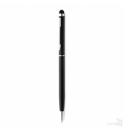 Bolígrafo de Aluminio Stylus Personalizado Color Negro