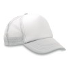 Gorra de Béisbol de Poliéster con 5 Paneles para Publicidad Personalizada Color Blanco
