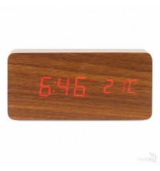 Reloj de Sobremesa para Publicidad con Efecto Madera - Color