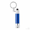 Llavero con Mini Linterna de Aluminio Personalizado Color Azul