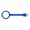 Hub USB para Publicidad de 4 Puertos y Lámpara LED - Color Azul Royal