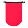 Bolsa Impermeable de PVC con Cinta Bandolera Publicitaria Color Rojo