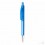 Boli Promocional con Cuerpo Transparente y Punta Brillante Color Azul Transparente