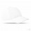Gorra de Béisbol de Algodón con 6 Paneles Promocional Color Blanco