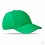 Gorra de Béisbol de Algodón con 6 Paneles para Regalo Publicitario Color Verde