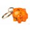 Llavero Publicidad Cerdo Mini con Logo de Empresa Color Naranja Transparente