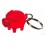 Llavero Original Cerdo para Publicidad Color Rojo Transparente