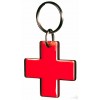 Llavero Promocional Cruz Roja Publicitario Color Rojo Transparente