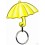 Llavero Publicitario Paraguas Personalizado Color Amarillo Transparente