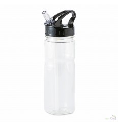  Botella de Agua Promocional Para Deporte con Pajita - Transparente