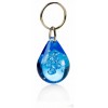 Llavero Merchandising Gota de Agua Económico Color Azul Transparente