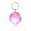 Llavero de Publicidad Diamante Personalizado Color Rosa Claro Transparente