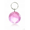 Llavero de Publicidad Diamante Personalizado Color Rosa Claro Transparente