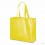 Bolsa de la Compra de Non Woven Laminado Merchandising Color Amarillo