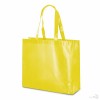 Bolsa de la Compra de Non Woven Laminado Merchandising Color Amarillo