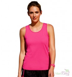 Camiseta Técnica Atleta de Mujer con Logo Publicitario