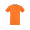 Camiseta Promocional Value Entallada Personalizada Color Naranja