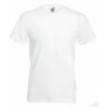 Camiseta personalizada Value Cuello V Merchandising Color Blanco
