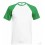 Camiseta Baseball para Eventos Promocional Color Verde y Blanco