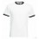 Camiseta Ringer Promocional Publicitaria Color Blanco y Negro
