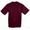 Camiseta Clasica de Publicidad Personalizada Color Burgundy