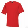 Camiseta Clasica de Publicidad Merchandising Color Rojo Brillo