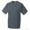 Camiseta Clasica de Publicidad con Logo Color Gris Convoy