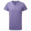 Camiseta Promocional Cuello V de Publicidad Color Púrpura Jaspeado