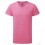 Camiseta Promocional Cuello V Personalizada Color Rosa Jaspeado