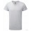 Camiseta Promocional Cuello V Personalizada Color Plata Jaspeado