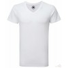 Camiseta Promocional Cuello V de Publicidad Color Blanco