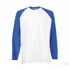 Camiseta Baseball Manga Larga Merchandising Color Azul